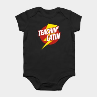 Super Latin Teacher - Funny Teacher Superhero Lightning Edition Baby Bodysuit